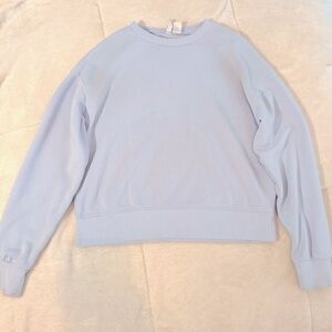 H&M Light Blue Sweatshirt XXS